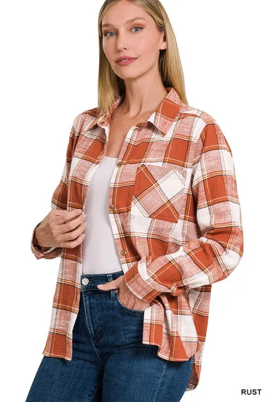 Skipper Plaid Shacket