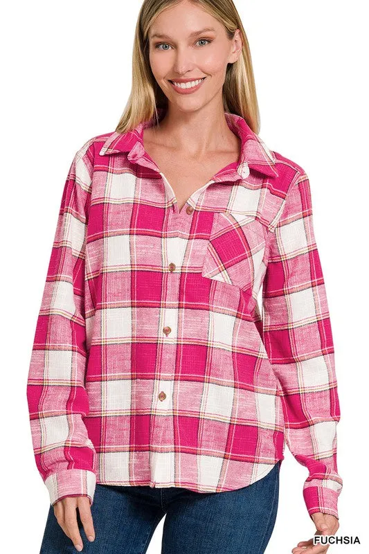 Skipper Plaid Shacket
