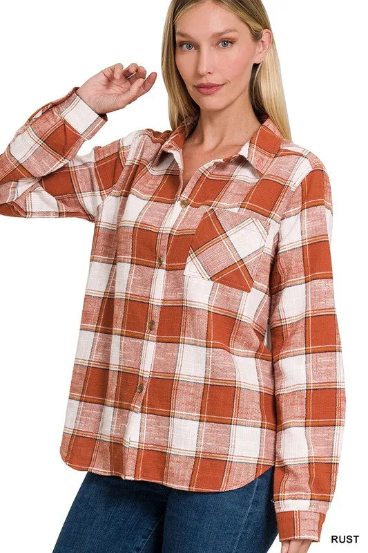 Skipper Plaid Shacket