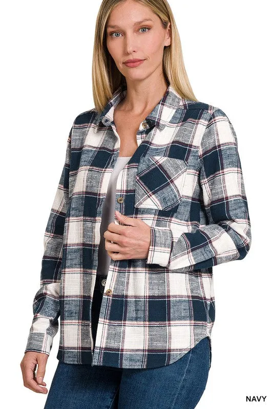 Skipper Plaid Shacket
