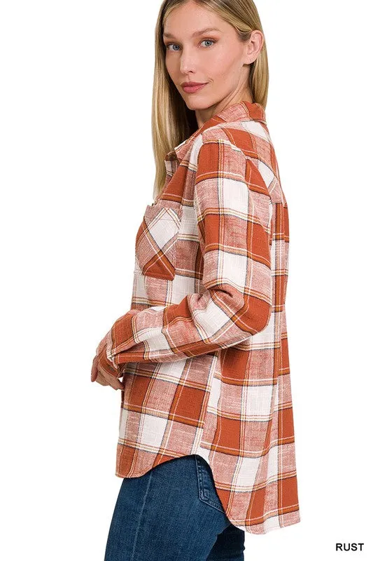 Skipper Plaid Shacket