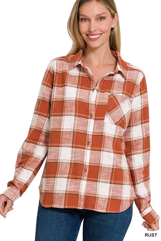 Skipper Plaid Shacket
