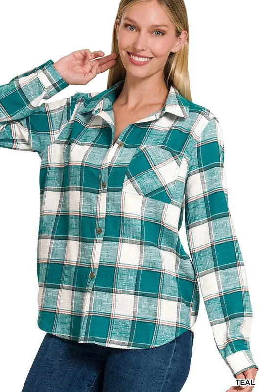 Skipper Plaid Shacket