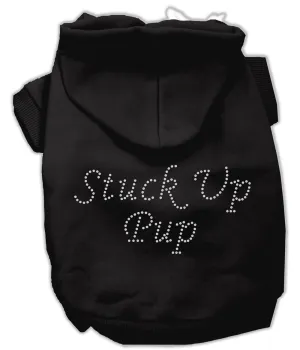 Stuck Up Pup Hoodies Black XS (8)