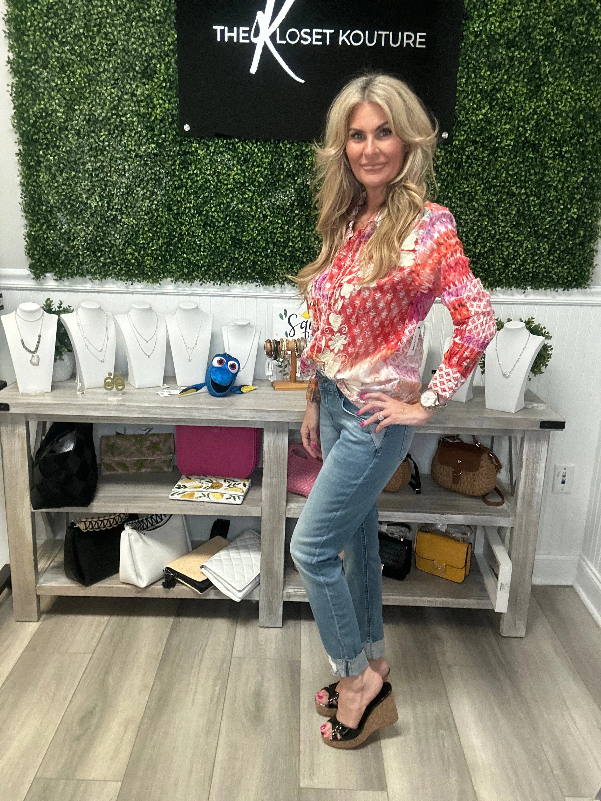 The Embroidered Liana Button Up