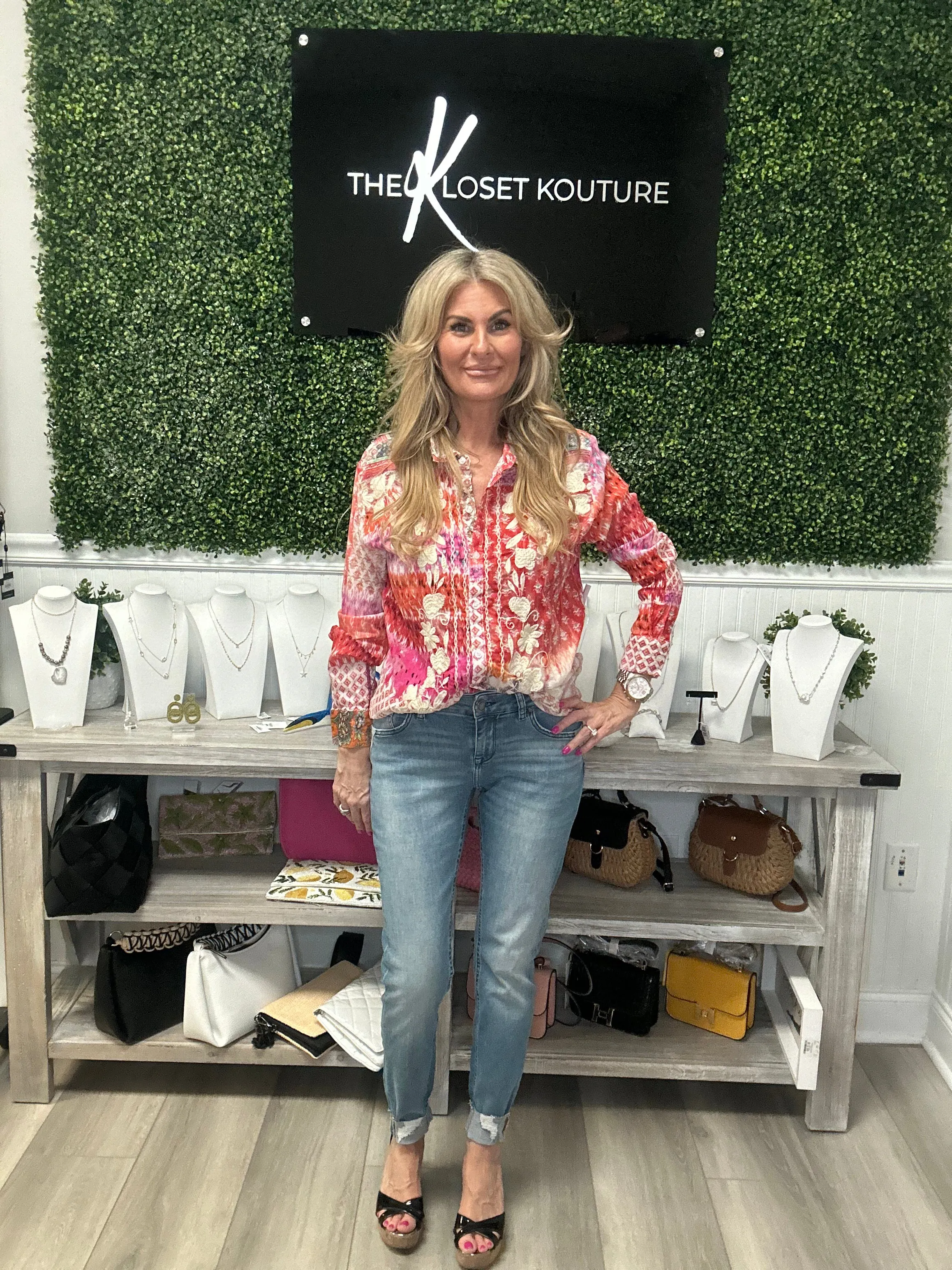 The Embroidered Liana Button Up
