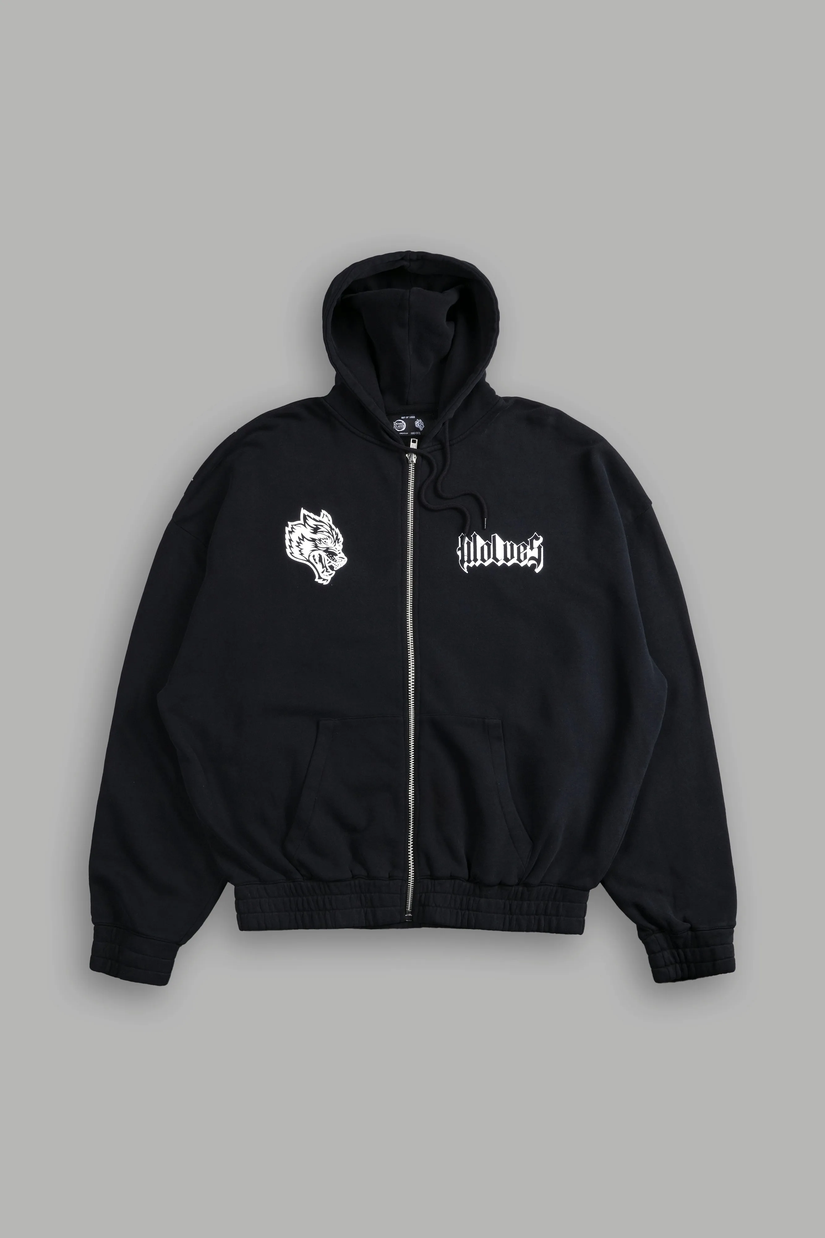 The Spider Family "Chambers" Zip Hoodie in Black