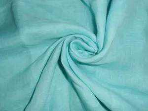 thin 26 momme sky blue pure linen fabric 59" wide [5853]