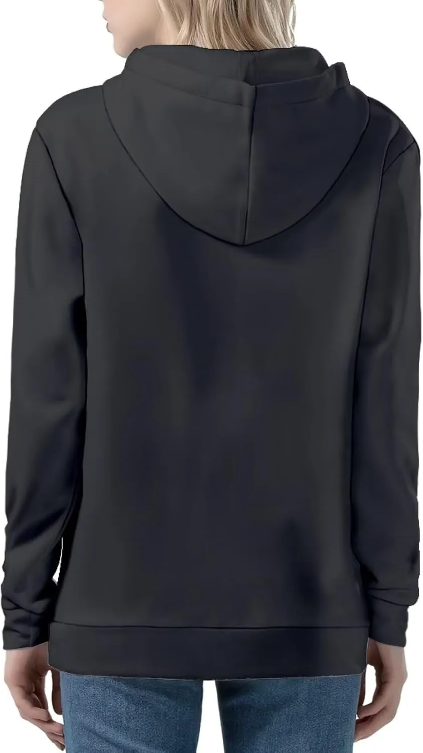 Thin Oversized Zip Up Hoodie with Pockets Women Lightweight Sweater Graphic Sweatshirts for Women Size XS-5XL