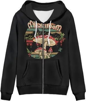 Thin Oversized Zip Up Hoodie with Pockets Women Lightweight Sweater Graphic Sweatshirts for Women Size XS-5XL