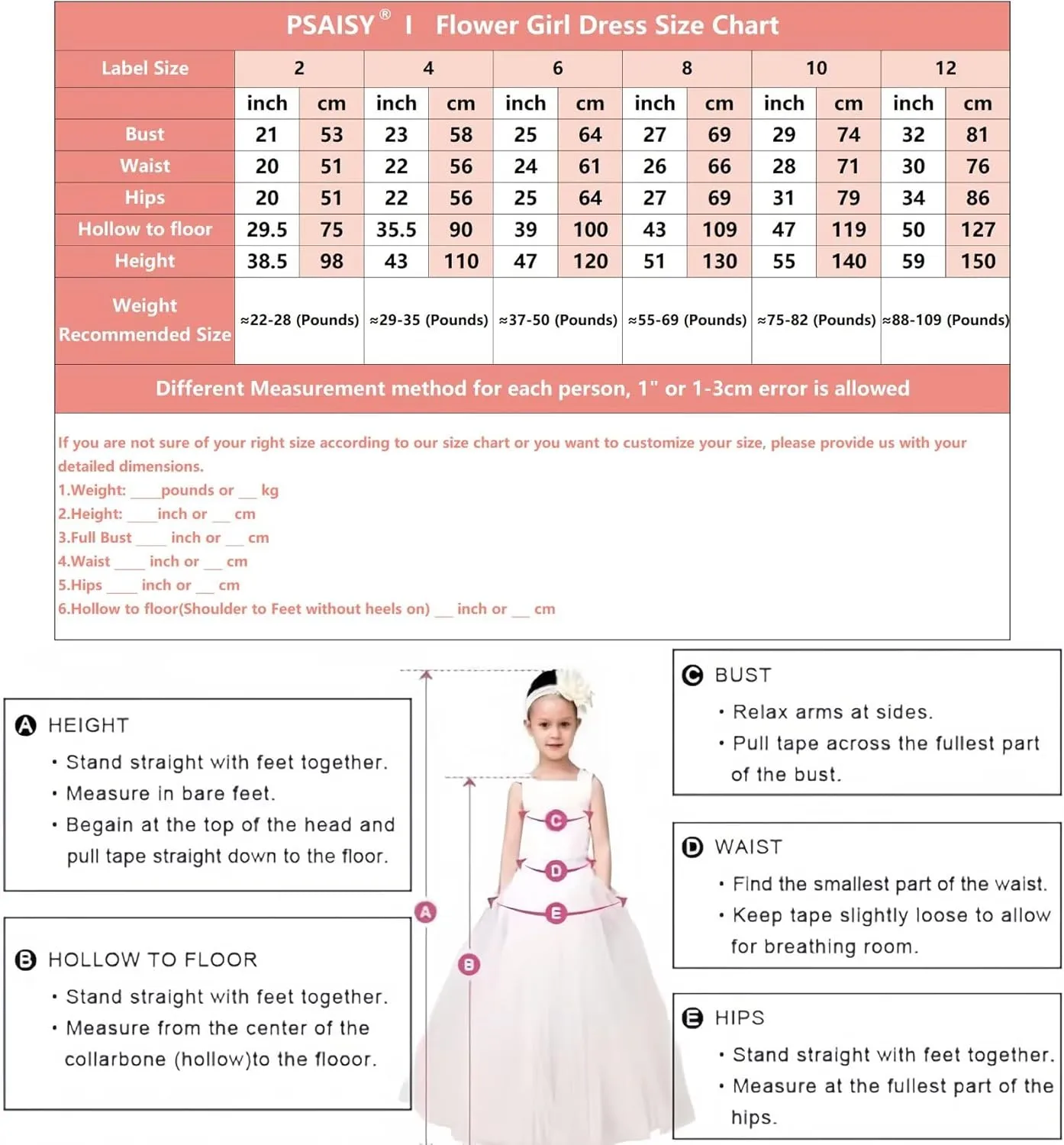 Tulle Flower Girl Dresses for Wedding Floral Appliques Princess Pageant Dress Girls Birthday Party Ball Gown