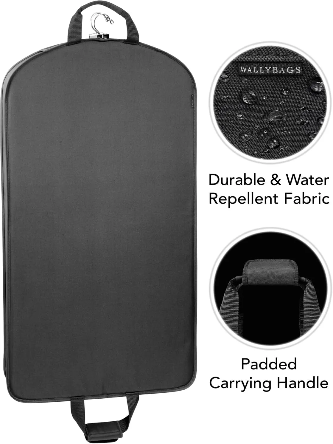 WallyBags 40 Deluxe Travel Garment Bag