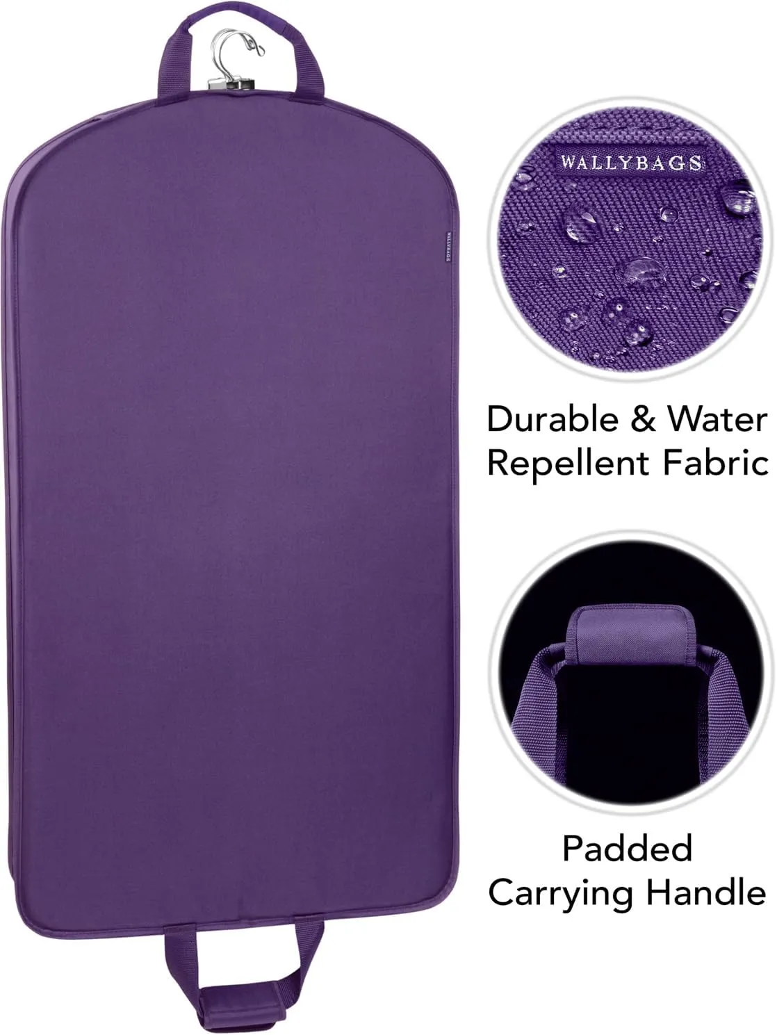 WallyBags 40 Deluxe Travel Garment Bag