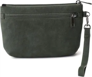 Women Zipper Wristlet Wallet with Coin Pocket