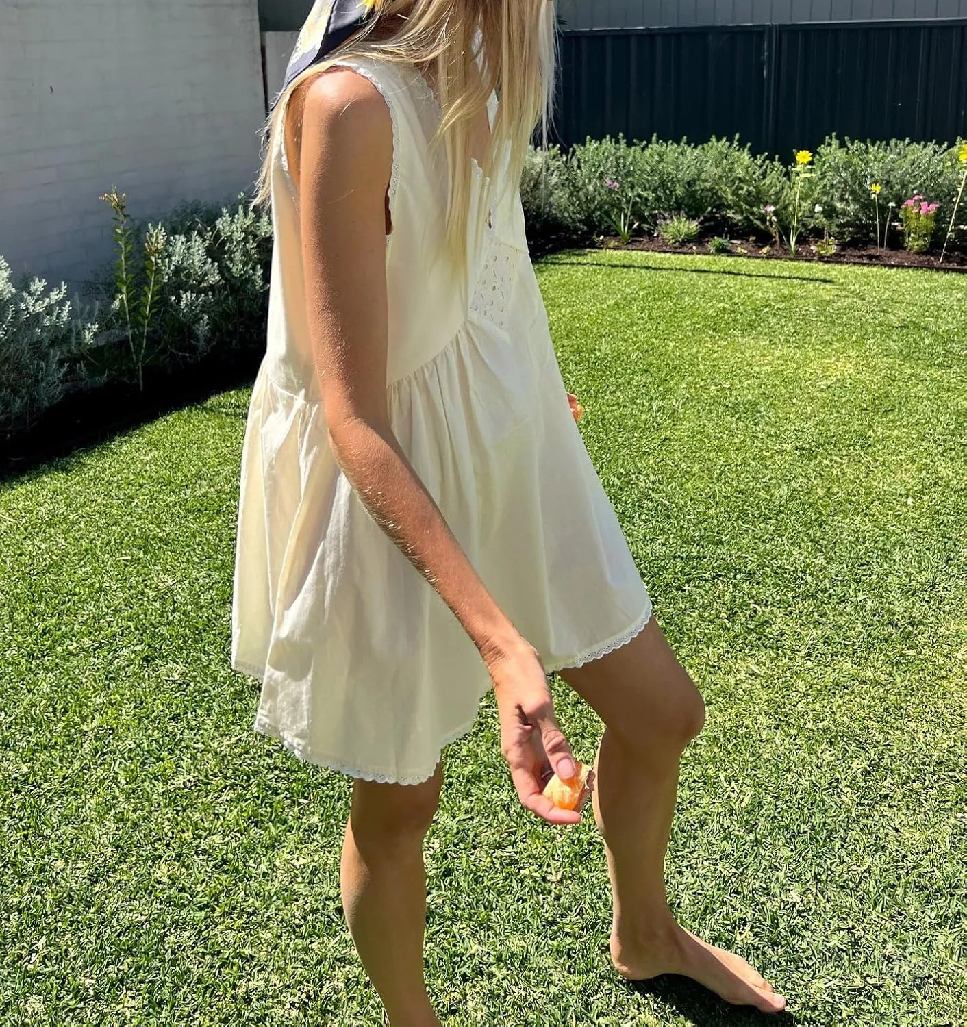 Womens Slip Lace Mini Dress Y2k Aesthetic Summer Flowy Swing Going Out Boho Ruffle Hem Streetwear Short Dresses