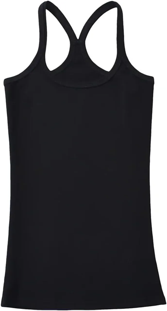 Women's Square Neck Racerback Camisole Slim Fit Summer Casual Ribbed Tank Top