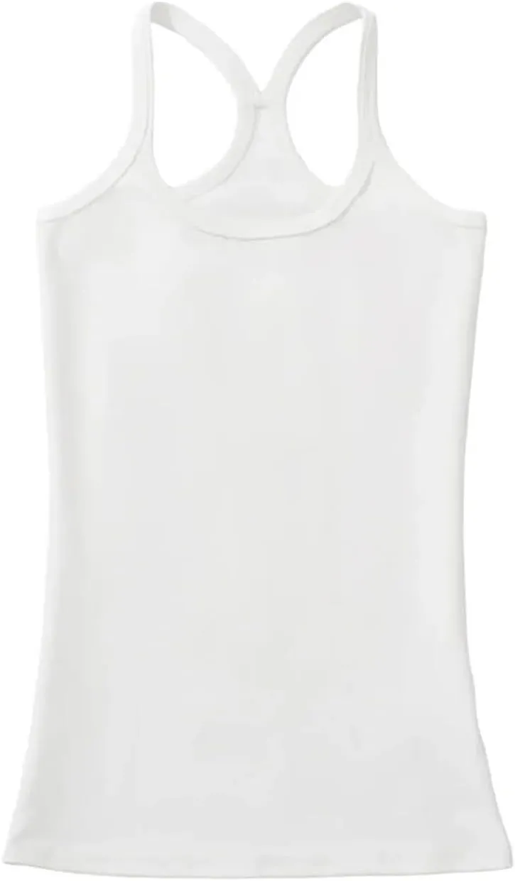 Women's Square Neck Racerback Camisole Slim Fit Summer Casual Ribbed Tank Top