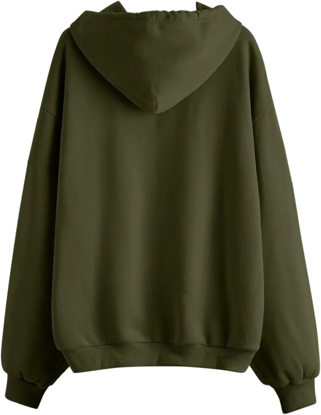 Womens Zip Up Hoodies Long Sleeve Fall Oversized Sweatshirts Fleece Y2K Jacket with Pockets 2024 Fashion Clothes