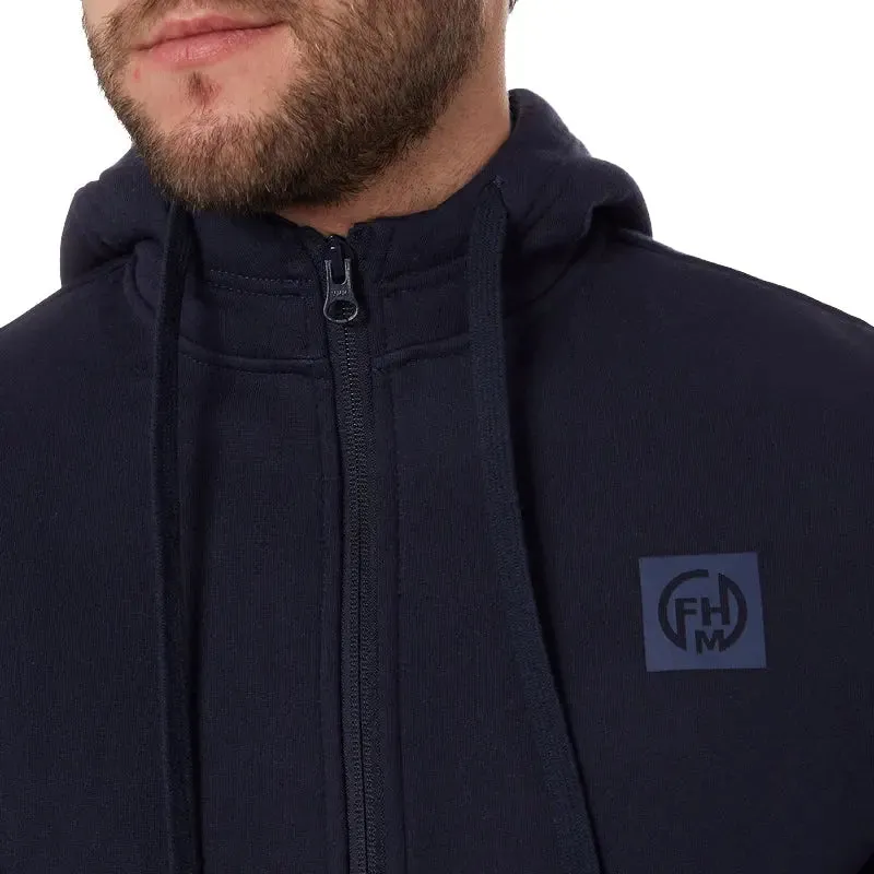 Zipped Hoodie Wave Blue